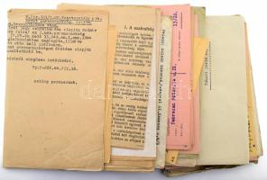 ca 1941-1944 Molnár Gábor gépkocsizó katonához kötődő tábori posta, dokumentumok, levelek, stb