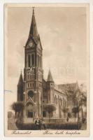 Budapest XX. Pestszenterzsébet, Pesterzsébet, Erzsébetfalva; Római katolikus templom (ázott / wet damage)