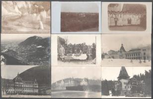 54 db I. világháború idején az erdélyi és román fronton készült fényképek képeslap méretben