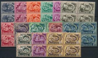 1950 Ötéves terv I. sor négyestömbökben