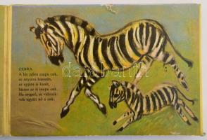 Csukás István: Vidám állatkert. Bp.,(1971.),Móra. Szántó Piroska színes rajzaival illusztrált. Lepor...