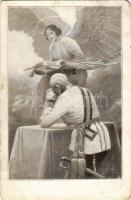 1915 Friede / Franz Joseph I of Austria, angel, J. Deil XIII. s: C. Benesch (EM)