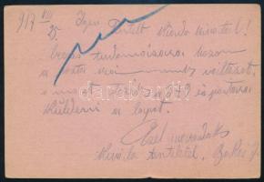 1917 Tábori posta levelezőlap "K.u.k. 30. 5 cm Mörses Batterie Nr. 13." + "TP 379 b&q...