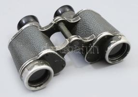 cca 1940 II. világháborús magyar katonai távcső MOM 6x30 jelzett, "A M. kir. Kincstár tulajdona+ felirattal.