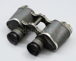 cca 1940 II. világháborús magyar katonai távcső MOM 6x30 jelzett, "A M. kir. Kincstár tulajdona...