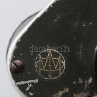 cca 1940 II. világháborús magyar katonai távcső MOM 6x30 jelzett, "A M. kir. Kincstár tulajdona...