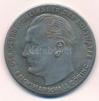 Németország DN "A légierő főparancsnoka, Hermann Göring birodalmi marsall / A légierő műszaki szolgálatában nyújtott kiemelkedő teljesítményéért" kétoldalas emlékérem Cu-Ni replika / fantázia kiadása (50mm) T:AU, patina Germany ND "Der Oberbefehlshaber der Luftwaffe, Reichsmarschall Hermann Göring / Für Ausgezeichnete Leistungen im Technischen Dienst der Luftwaffe" two-sided commemorative medallion Cu-Ni replica / fantasy issue (50mm) C:AU, patina