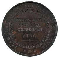 Belgium 1886. "Zang-Harmonie-Fanfare-Symphonie - International Festival Juli-Augustus 1886 / St...