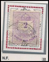 1874 2kr durva gyöngyjavítással. Aranyérmes kiállítási anyagból. (ex Orbán, Sebestyén)