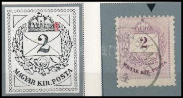 1881 2kr ritka vésésjavítással a koronánál. Aranyérmes kiállítási anyagból. (ex Orbán, Sebestyén)