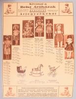 Reklámrajongói gyűjtemény albumban 1920-as évekbeli újságokból kivágott reklámok összesen 57 db, klf...