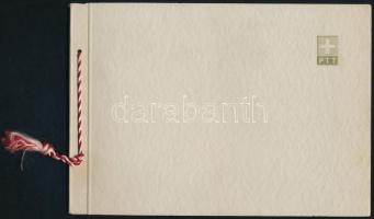 Svájc 1955 Pro Juventute ajándék füzet négyestömbökkel