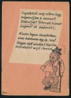 ca 1960 Kassowitz Félix rajzaival illusztrált közlekedésbiztonsági napló ,Rosszuljárt Péter humoros képregény leporelló 40x14 cm