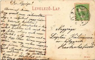 1909 Máriaradna, Mária-Radna, Radna (Lippa, Lipova); Solymosi várrom, templom, főoltár, belső. Rauch...