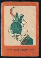 ca 1950 Tito ellenes karikatúrák - leporelló Rákosi Mátyás előszavával 18 képpel, némelyik jelzett, van közöttük egy magyar is, Schwott Lajos,