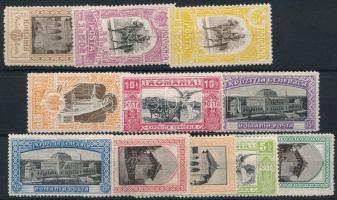 Románia 1906 Mi 197-207 (Mi EUR 270,-) (vegyes minőség / mixed quality)