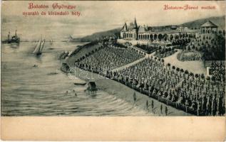 Balatonfüred, Balaton Gyöngye nyaraló és kirándulóhely Balatonfüred mellett (r)