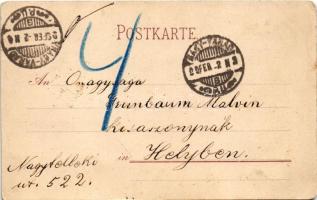 1899 (Vorläufer!) Wroclaw, Breslau; Liebichshöhe, Regierungsgebäude, Universität. Gebr. Künzli / par...