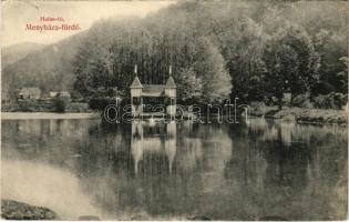 1916 Menyháza, Monyásza, Moneasa; Halastó / lake, fishpond (EK)
