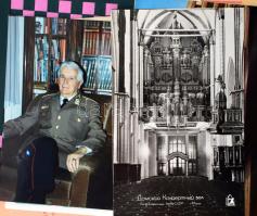 ca 1920-1940 Papírrégiség tétel: reklámok, közöttük szecessziósak, szorgalomjegy, képeslpok, üdvözlő...