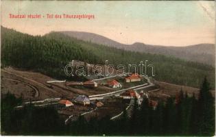 1912 Tihuca, Tihuta (Báránykő, Piatra Fantanel); Tihuczai részlet. F. Stolzenberg kiadása (Beszterce) / Teil des Tihuczagebirges (r)