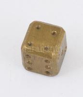 Bronz dobókocka (10x9x10mm)