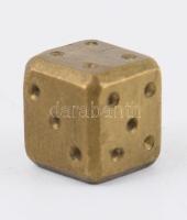 Bronz dobókocka (10x9x10mm)
