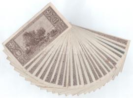 1945. 1.000.000P + 1946. 1.000.000MP (23x), közte látványosan eltolódott nyomat + 1.000.000BP T:AU-F...