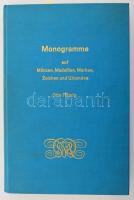 Flämig, Otto: Monogramme auf Münzen, Medaillen, Marken, Zeichen und Urkunden. Braunschweig,1968,Klinkhardt &amp; Biermann, 184 p. 2. Auflage. Fekete-fehér táblákkal, rajta jelzésekkel. Kiadói egészvászon-kötés.