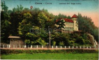 1933 Csucsa, Ciucea; Castelul Oct. Goga / Boncza (Goga) kastély. Simon Gerő kiadása / castle (r)