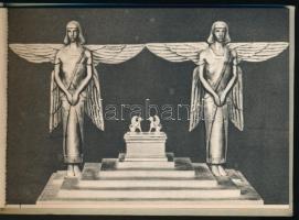 Budapest, Bibliai Múzeum (a borítón és a belső lapon kézzel átírva Miskolcra), képeslapfüzet 12 bibl...