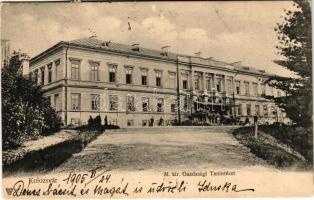 1905 Kolozsvár, Cluj; M. kir. gazdasági tanintézet / farmer school (r)