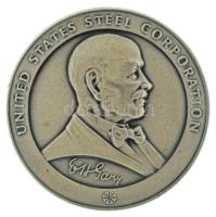 Szlovákia DN "Egyesült Államok Acélipari Vállalat / 30 éves munkájáért" kétoldalas ezüstöz...