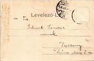 1906 Ruttka, Vrútky; K.O.V. (Kassa-Oderbergi Vasút, KsOD) főműhely és rendező pályaudvar, vasútállom...