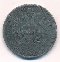 Ausztria 1860A 1Fl "Ferenc József", Pb hamis! T:F, lakkozott? Austria 1860A 1 Florin "Franz Joseph", Pb fake! C:F, lacquered?