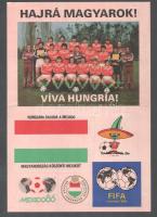 1986"Hajrá Magyarok!", a Mexikói labdarúgó világbajnokságra kiadott, fel nem használt matricák