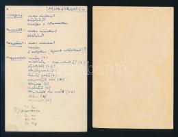 cca 1910 A Pannonhalmi Főapátság Közp[onti] Pincéje 2 db borcímkéje, Somlói, Chateau Pannonhalma, Vá...