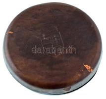 1995. "Kisebbségekért díj" egyoldalas, öntött bronz plakett, eredeti bőr dísztokban (91x95...