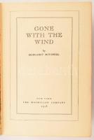 Margaret Mitchell: Gone with the Wind. New York, 1938, MacMillan, 6+1037 p. Angol nyelven. Kiadói eg...