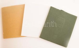 Hamvas, Béla: Fák / Alberi. Ford.: Claudio Mutti. / Bäume. Ford.: Wilhelm Droste. Szentendre, 2000, Editio M., 47+1 p.;52+3 p.; 57+3 p. Kiadói papírkötés.