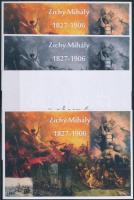 2021/10 Zichy Mihály 4 darabos emlékív garnitúra (28.000)