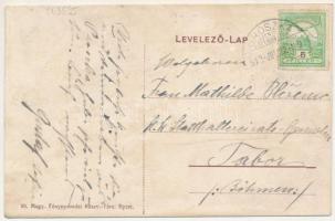 1912 Oroszka, Kisoroszi, Pohronsky Ruskov, Oroska; Országút utca, Fő utca, templom, üzletek / street...