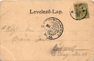 1903 Ruttka, Vrútky; Fő tér, szálloda, kávéház és cukrászda. Sochán P. kiadása / main square, hotel,...