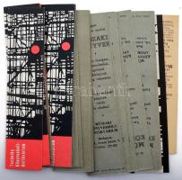 ca 1960-1980 Kb 40-50 db könyvesbolti reklám könyvjelző