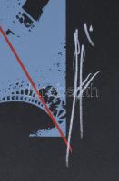 Hervé, Rodolf (1957-2000): Eiffel-torony. Szitanyomat, papír, jelzett, számozott (37/40), 31x21 cm. ...