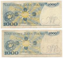 Lengyelország 1975. 1000Zl + 1979. 1000Zl T:F
Poland 1975. 1000 Złotych + 1979. 1000 Złotych C:F