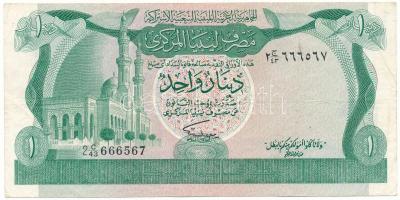 Líbia 1981. 1D T:F Libia 1981. 1 Dinar C:F Krause P#44