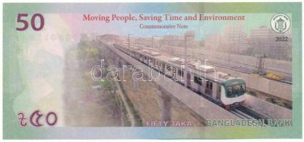 Banglades 2022. 50T "A Dhaka metróvonal megnyitása" T:UNC
Bangladesh 2022. 50 Taka "...