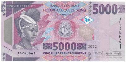 Guinea 2022. 5000Fr T:UNC Guinea 2022. 5000 Francs C:UNC Krause P#49
