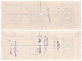 1938-1939. 7db váltó lyukasztással érvénytelenítve T:F